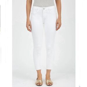 NWT Articles Of Society Katie Cut Off Hem Jeans In Manchester White Size 27